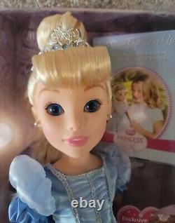 Disney Princess And Me Doll Cinderella Doll 18 with Royal Sleepwear NEW