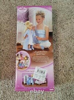 Disney Princess And Me Doll Cinderella Doll 18 with Royal Sleepwear NEW