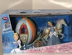 Disney Princess Cinderella 12 Doll & 16 Carriage Pumpkin Coach And 12horse