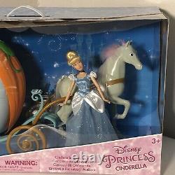 Disney Princess Cinderella 12 Doll & 16 Carriage Pumpkin Coach And 12horse