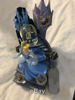 Disney Princess Cinderella Figure Clock Snowglobe Musical Limited Edition NIB