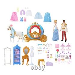 Disney Princess Cinderella Gift Set Carriage Horse Doll Playset Toys for Girls