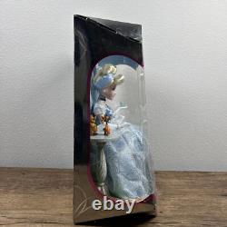 Disney Princess Cinderella Porcelain Doll Brass Key Keepsake New
