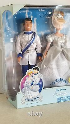 Disney Princess Cinderella & Prince Cinderellabration Classic Doll New In Box N2