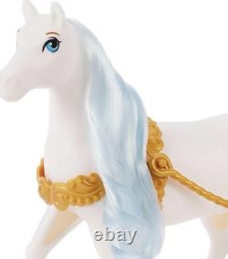 Disney Princess Cinderella Rolling Carriage & Horse with Brushable Mane & Tail