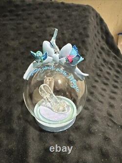 Disney Princess Cinderella Slipper Blown Glass Ornament Brand New