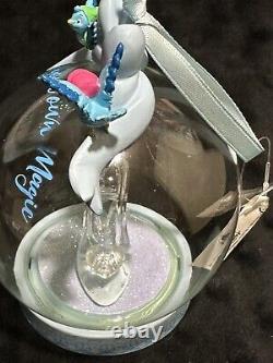 Disney Princess Cinderella Slipper Blown Glass Ornament Brand New