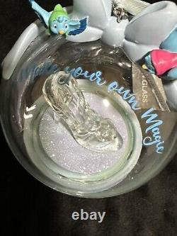 Disney Princess Cinderella Slipper Blown Glass Ornament Brand New