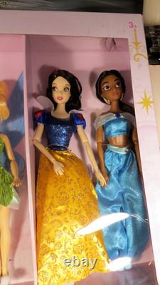 Disney Princess Classic Doll Collection Giftset 2021 Disney Store 12 Dolls+wendy