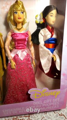 Disney Princess Classic Doll Collection Giftset 2021 Disney Store 12 Dolls+wendy