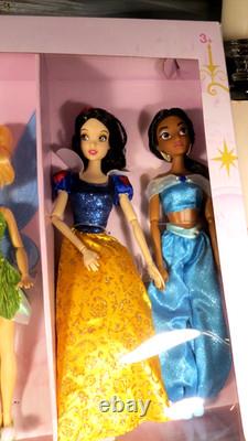 Disney Princess Classic Doll Collection Giftset 2021 Disney Store 12 Dolls+wendy