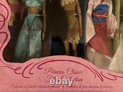 Disney Princess Collection CLASSIC FILM 10 DOLL SET NIB Belle Ariel Cinderella