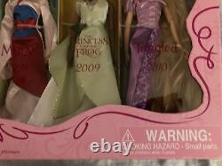 Disney Princess Collection CLASSIC FILM 10 DOLL SET NIB Belle Ariel Cinderella