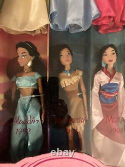 Disney Princess Collection CLASSIC FILM 10 DOLL SET NIB Belle Ariel Cinderella