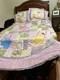 Disney Princess Patchwork Quilt Bedding Set Belle Cinderella Aurora Multicolor