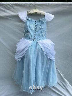 Disney Princess Signature Designer Collection Cinderella Gown Kid Size 11/12 NWT