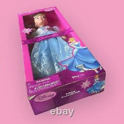 Disney Princess Talking Cinderella Doll RARE Disney Store Exclusive, 38 NEW