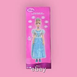 Disney Princess Talking Cinderella Doll RARE Disney Store Exclusive, 38 NEW