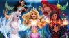 Disney Princesses In The Little Mermaid They Swim And Use Magic Together Alice Edit