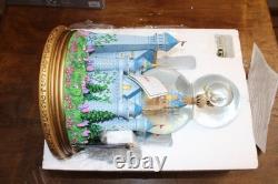 Disney Rotating Tinkerbell Cinderella Castle Double Snowglobe NEW