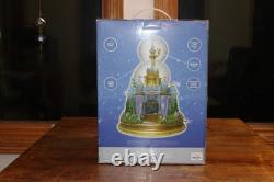 Disney Rotating Tinkerbell Cinderella Castle Double Snowglobe NEW
