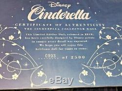 Disney SAKS FIFTH AVE Limited 17 Princess Doll CINDERELLA COA of 993