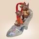 Disney Sketchbook Ornament Jaq Gus Cinderella Glass Slipper Christmas New W Box
