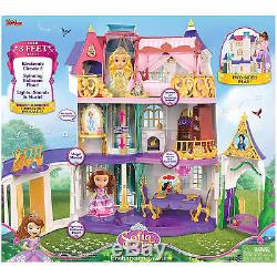 Disney Sofia the First Enchancian Castle 3' Tall Doll House Lights & Sounds NEW