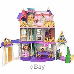 Disney Sofia the First Enchancian Castle 3' Tall Doll House Lights & Sounds NEW