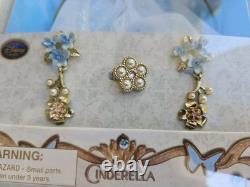 Disney Store 2015 Cinderella Deluxe Wedding Accessory Tiara Set Live Action READ