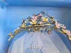 Disney Store 2015 Cinderella Deluxe Wedding Accessory Tiara Set Live Action READ