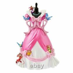 Disney Store 2021 Figure Cinderella Pink Dress with Jack Gus and the blue birds