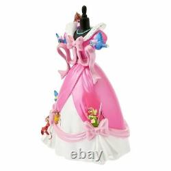 Disney Store 2021 Figure Cinderella Pink Dress with Jack Gus and the blue birds