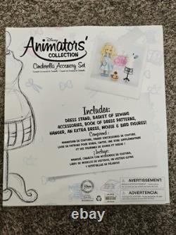 Disney Store Animators' Collection Cinderella Accessory Doll Set NEW Rare 2012