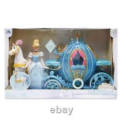 Disney Store Authentic Deluxe Cinderella Classic Doll Gift Set with Horse Princess