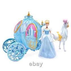 Disney Store Authentic Deluxe Cinderella Classic Doll Gift Set with Horse Princess