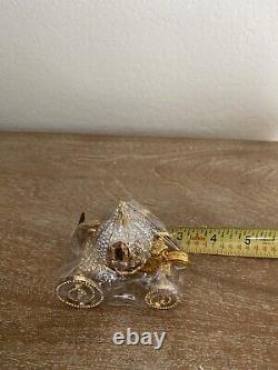 Disney Store Cinderella Coach Miniature Jeweled Figurine Arribas Brothers 065999