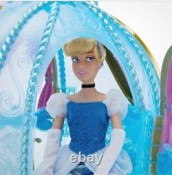 Disney Store Cinderella Doll House & Light Up Carriage Deluxe Gift Set New