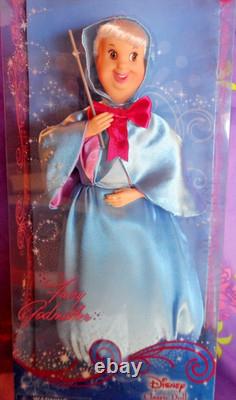 Disney Store Cinderella Fairy Godmother 12 Classic Doll Toy Figure New Box