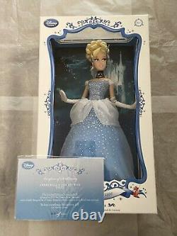 Disney Store Cinderella Limited Edition Doll 17 LE 5000 Animated Movie NIB NEW