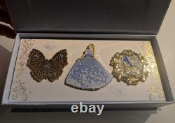 Disney Store Cinderella Live Action Pin Set of 3 Limited Edition 1 of 400 BNIB