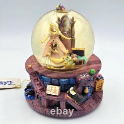 Disney Store Cinderella Pink Dress Snow Globe 2004 Wish Your Heart Makes NWT