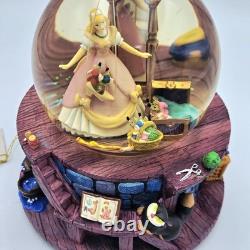 Disney Store Cinderella Pink Dress Snow Globe 2004 Wish Your Heart Makes NWT