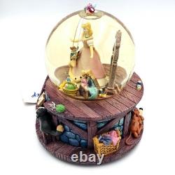 Disney Store Cinderella Pink Dress Snow Globe 2004 Wish Your Heart Makes NWT