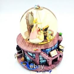 Disney Store Cinderella Pink Dress Snow Globe 2004 Wish Your Heart Makes NWT