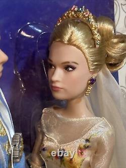 Disney Store Cinderella & Prince Film Collection Dolls NRFB New