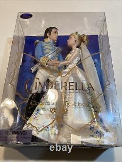 Disney Store Cinderella & Prince Film Collection Dolls NRFB New