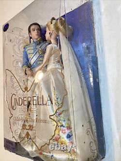 Disney Store Cinderella & Prince Film Collection Dolls NRFB New