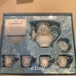 Disney Store Cinderella Princess Limited Edition Of 3000 Gold Foil Tea Set- New