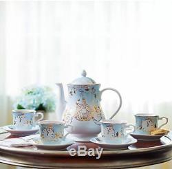 Disney Store Cinderella Tea Set Limited Edition 3000 COA Teapot Cups Saucers
